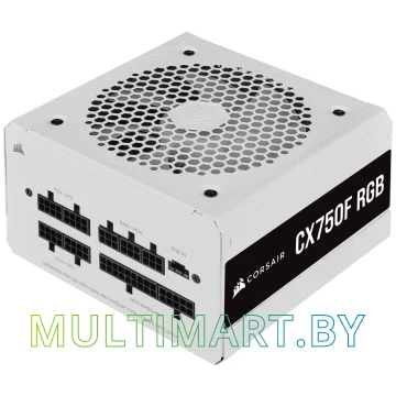 Блок питания Corsair CX750F RGB White 750W (CP-9020227-EU) картинка 2